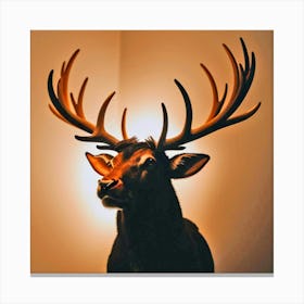 Deer Head 39 Canvas Print