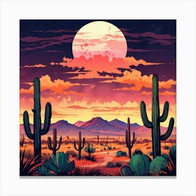 Desert Landscape 8 Canvas Print