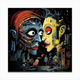 Face Of The Dead Canvas Print