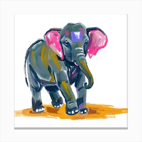 Asian Elephant 02 Canvas Print