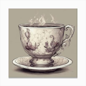 Tea Art 115 Canvas Print