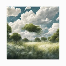 Clouds In The Sky Canvas Print