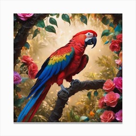 Parrot Canvas Print