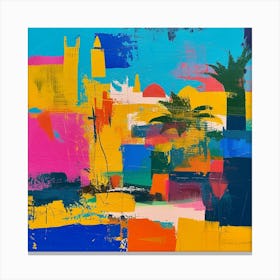 Abstract Travel Collection Cairo Egypt 2 Canvas Print