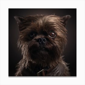 Portrait Of A Dog 21 Canvas Print