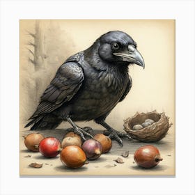 Crow! 9 Canvas Print