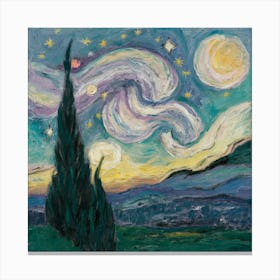 Starry Night 2 Canvas Print