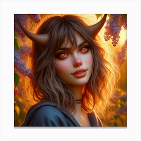 Devil Girl Canvas Print