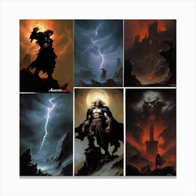 Lord Of The Rings Canvas Print