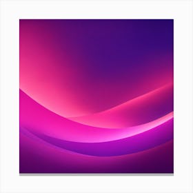 Abstract Purple Wavy Background Canvas Print