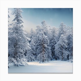 Winter Forest 3 Canvas Print