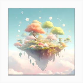 Island In The Sky Canvas Print