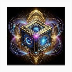 Cube Of Light 12 Canvas Print