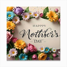 Happy Mother'S Day Canvas Print