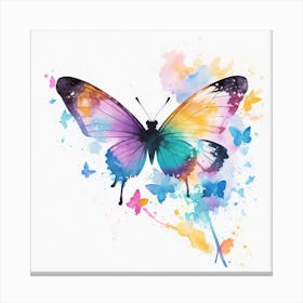 Watercolor Butterfly 3 Canvas Print