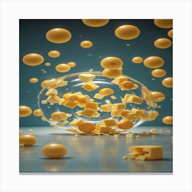 Sphere Of Cheese Canvas Print