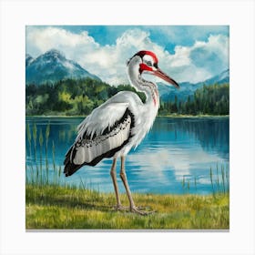 Secretary Bird 3 Canvas Print