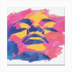 Face Of A Woman 7 Canvas Print