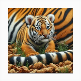 Tiger Cub 4 Canvas Print