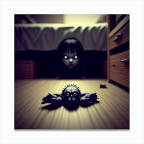 Creepy Doll Canvas Print