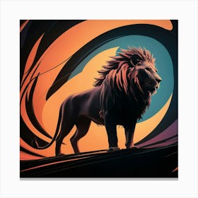 Lion 5 Canvas Print