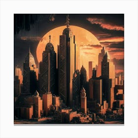 Cityscape 14 Canvas Print