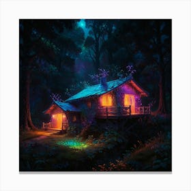 House In The Woods 3 Canvas Print