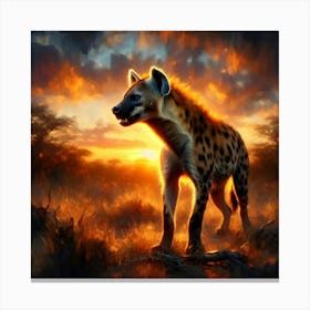 Wild Animal Illustration 31 Canvas Print