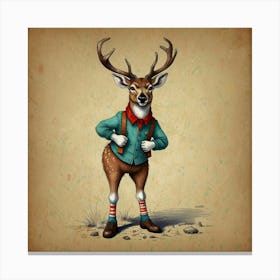 Deer! 9 Canvas Print