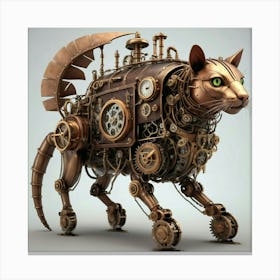 Steampunk Creatures Canvas Print