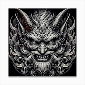 Demon Head 1 Canvas Print