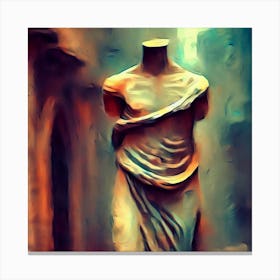 Statue Of Rome Canvas Print