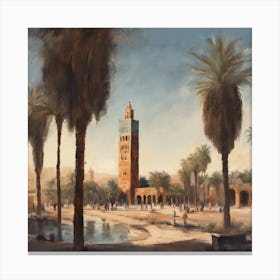 Kouroubia de Marrakech Canvas Print