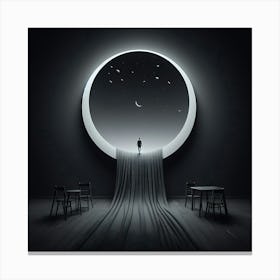 'Darkness' Canvas Print