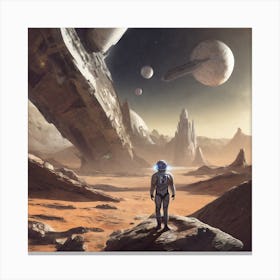 Alien Landscape 1 Canvas Print