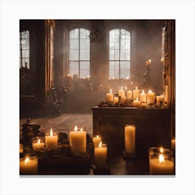 Batch Of Candles 1 Canvas Print