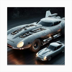 Jaguar E-Type 3 Canvas Print