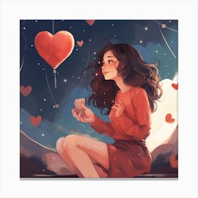 Valentine'S Day Canvas Print