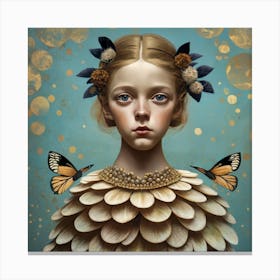 'Flutter' Canvas Print