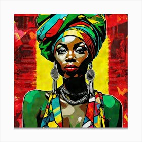 African Woman 4 Canvas Print