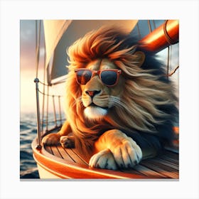 King Lion Canvas Print