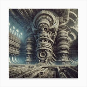 Futuristic Architecture 1 Canvas Print