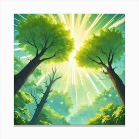 Tree In The Forest 5 Canvas Print