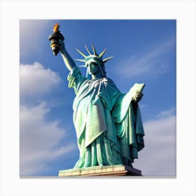 Nyc Liberty Canvas Print