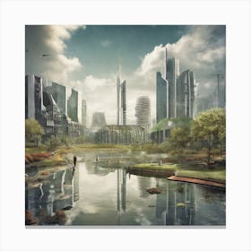 Imagine That You Are A Senior Official Within The Ministry For The Future, And Have Been Tasked With Developing A Comprehensive Plan To Address The Issue Of Climate Change 7 Canvas Print