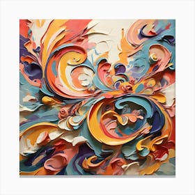 Abstract Abstract Painting Canvas Print