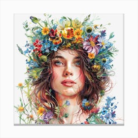 Flower Crown 1 Canvas Print