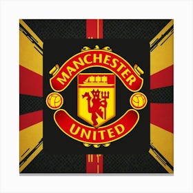 Manchester United F.C. Logo Wall Art 16 Canvas Print