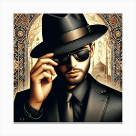 Creative Male Portrait 24 Canvas Print