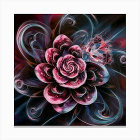 Fractal Flower 1 Canvas Print